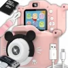 APARAT FOTOGRAFICZNY CYFROWY DLA DZIECI KAMERA ZABAWKA GRY + KARTA 32GB
