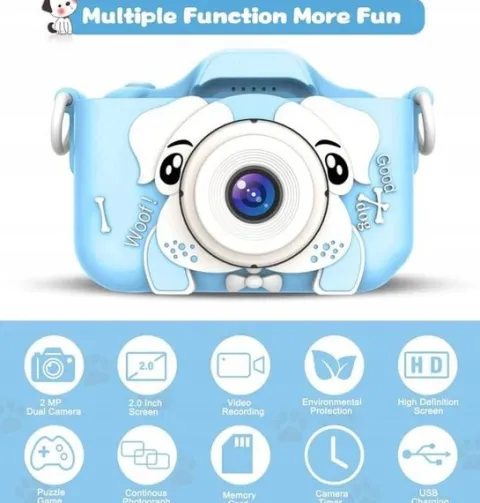APARAT FOTOGRAFICZNY CYFROWY KAMERA DLA DZIECI USB