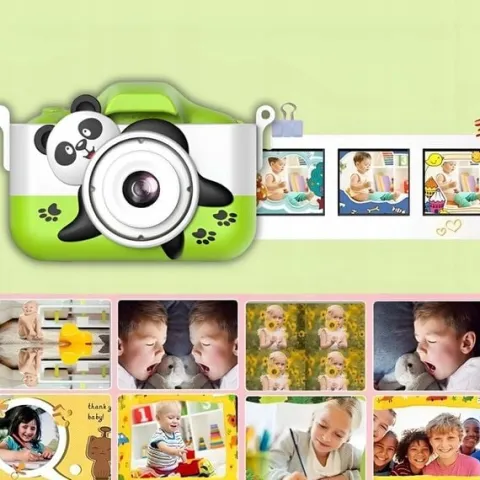 APARAT FOTOGRAFICZNY CYFROWY DLA DZIECI 40Mpx KAMERA ZABAWKA GRY+KARTA 32GB