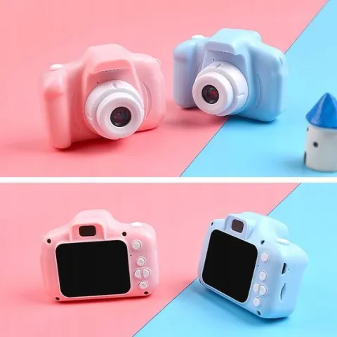 APARAT FOTOGRAFICZNY CYFROWY DLA DZIECI KAMERA ZABAWKA GRY + KARTA 32GB