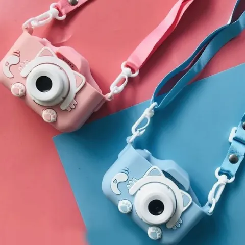 APARAT FOTOGRAFICZNY DLA DZIECI KOTEK CYFROWY KAMERA MOTYWY GRY EFEKTY LCD