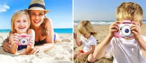 APARAT KAMERA DLA DZIECI Z GRAMI ZABAWKA PREZENT