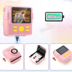APARAT POLAROID NATYCHMIASTOWY DLA DZIECI FILMÓW ZDJĘĆ DRUK TERMICZNY 32GB