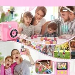 APARAT POLAROID NATYCHMIASTOWY DLA DZIECI FILMÓW ZDJĘĆ DRUK TERMICZNY 32GB