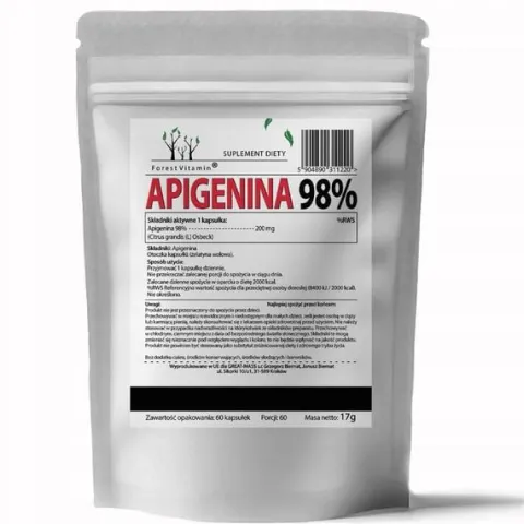 APIGENINA 200mg 60 kaps NAJMOCNIEJSZA 100% CZYSTA BADANIA