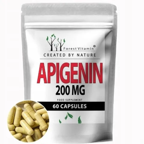 APIGENINA 200mg 60 kaps NAJMOCNIEJSZA 100% CZYSTA BADANIA
