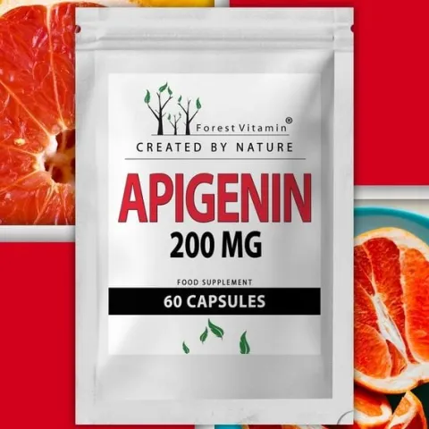 APIGENINA 200mg 60 kaps NAJMOCNIEJSZA 100% CZYSTA BADANIA