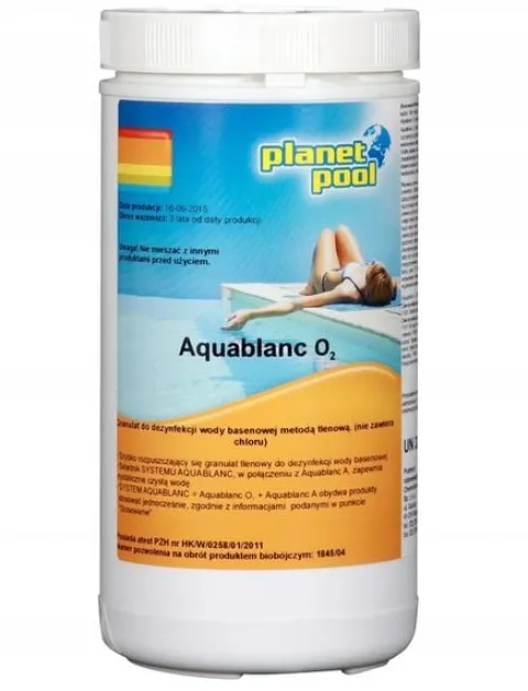 Aquablanc O2 + Aquablanc A bez CHLORU AKTYWNY TLEN