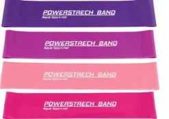 AQUA-SPORT ZESTAW 4 GUM DO ĆWICZEŃ MINI BAND FITNESS TAŚMY