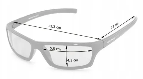 ARCTICA Okulary S-42P GÓRSKIE PRZECIWSŁONECZNE Z POLARYZACJĄ ETUI GRATIS