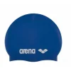 ARENA CZEPEK SILIKONOWY CLASSIC SILICONE BASEN TRENING SKYBLUE WHITE