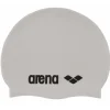 ARENA CZEPEK SILIKONOWY CLASSIC SILICONE WHITE BLACK BASEN PLAŻA