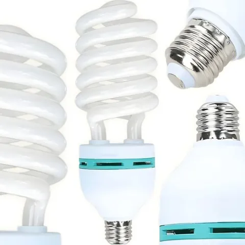 ŻARÓWKA FOTOGRAFICZNA LAMPA STUDYJNA STAŁE E27 5500K ŚWIETLÓWKA 85W/400W