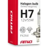 ŻARÓWKA HALOGENOWA AMIO H7 12V 55W FILTR UV ŻARÓWKI MIJANIA HOMOLOGACJA