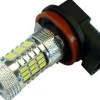 żarówka LED H11 H8 45 SMD z soczewką mocna dzienne DRL 12v 24v
