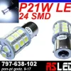 żarówka LED P21W 24 Premium LED SMD 12v 24v dzienne DRL ba15s jakość