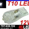 żarówka 4 LED T10 w5w w3w BIAŁA ZIMNA 12v