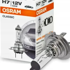 ŻARÓWKA OSRAM H7 55W 12V Homologacja E1 ECE R37 1 SZT ORYGINALNA