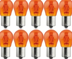 ŻARÓWKI HALOGENOWE PY21W BAU15S 24V 21W AMBER 10SZ