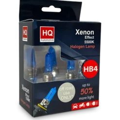 Żarówki HQ Automotive HB4 Mocne Efekt LED +50% Światła Xenon Effect OEM