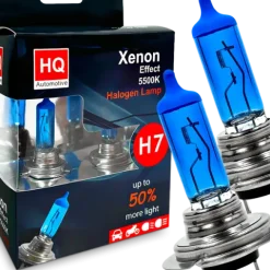 Żarówki HQ Automotive H7 Mocne Efekt LED +50% Światła Xenon OEM PX26d