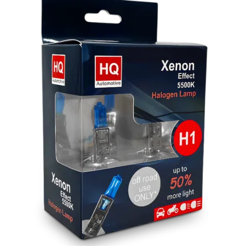 Żarówki HQ Automotive H1 Mocne Efekt LED +50% Światła Xenon Effect OEM