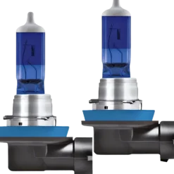 Żarówki Osram H11 Cool Blue Boost 5500K Białe + W5W Clear LED + Rękawiczki