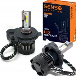 Żarówki SENSO 2x LED H4 +250% CSP 12V 16000LM RETROFiT