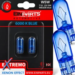 Żarówki W5W Blue Postojowe Białe Żarówka 6000K Xenon Effect