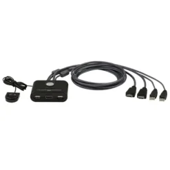 Aten | 2-portowy przełącznik KVM USB FHD HDMI | CS22HF | Miesiące gwarancji
