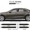 Audi A4 B9 Sedan - Listwy CZARNE Boczne Drzwi