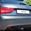 AUDI A1 - Listwa CHROM Chromowana Zderzak Tył