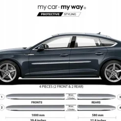 Audi A5 Sportback F5A, F5F - Listwy CHROM na Drzwi