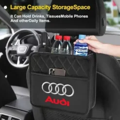 AUDI TORBA NA ZAGŁÓWEK Audi wiszący ORGANIZER SAMOCHODOWY dla pasażera tyłu