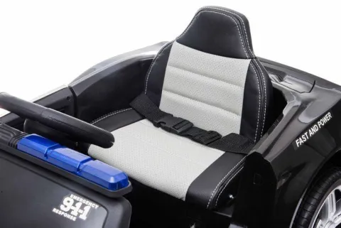 AUTO POLICJA, DŹWIĘKI, MIĘKKIE KOŁA EVA, MIĘKKIE SIEDZENIE/BBH0007