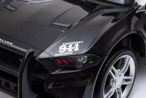 AUTO POLICJA, DŹWIĘKI, MIĘKKIE KOŁA EVA, MIĘKKIE SIEDZENIE/BBH0007