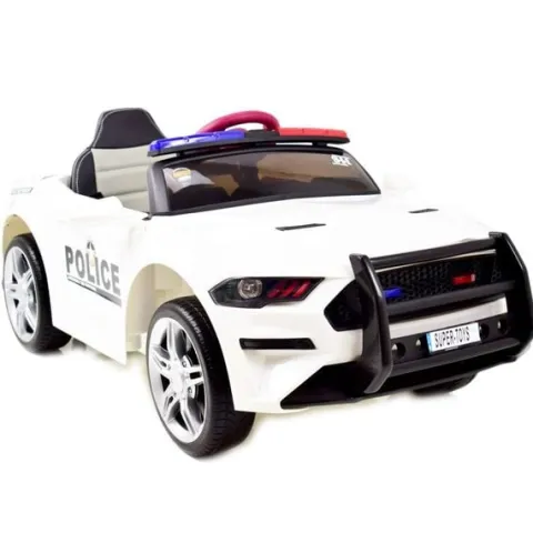 AUTO POLICJA, DŹWIĘKI, MIĘKKIE KOŁA EVA, MIĘKKIE SIEDZENIE/BBH0007