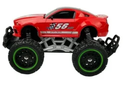Auto Zdalnie Sterowane R/C Wysokie Koła Czerwone