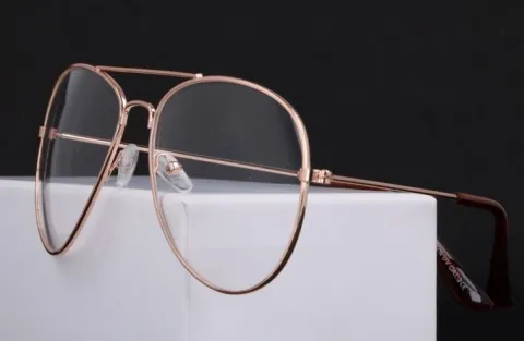 AVIATOR Okulary PILOTKI OPRAWKI metal