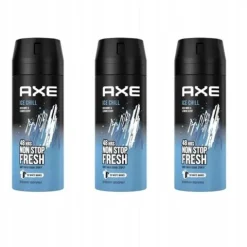 AXE Dezodorant dla Mężczyzn Ice Chill Spray 150ml x3