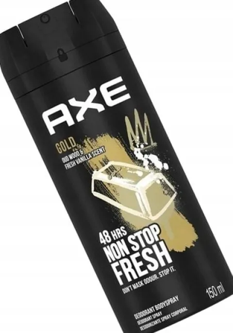 AXE GOLD Deodorant Body Spray 150ml. 48H