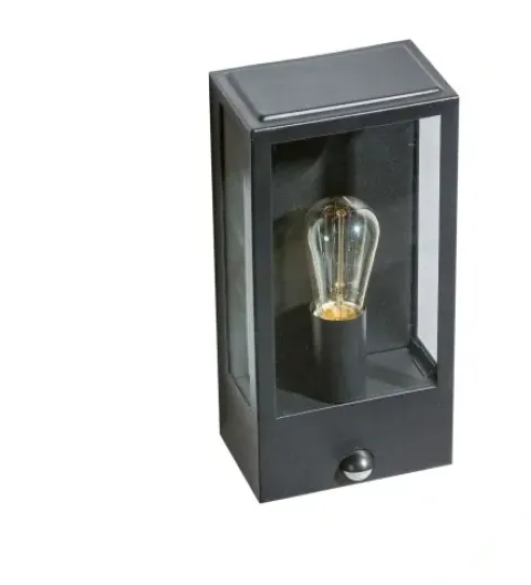 AZzardo Kinkiet ścienny elewacyjny IP44 NIKLAS WALL SENSOR BK AZ4487