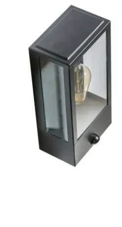 AZzardo Kinkiet ścienny elewacyjny IP44 NIKLAS WALL SENSOR BK AZ4487