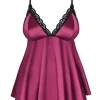 845-BAB-5 babydoll i figi różowe – uroczo! Obsessive S/M
