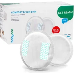 BABYONO Wkładki laktacyjne comfort 50+20szt 296