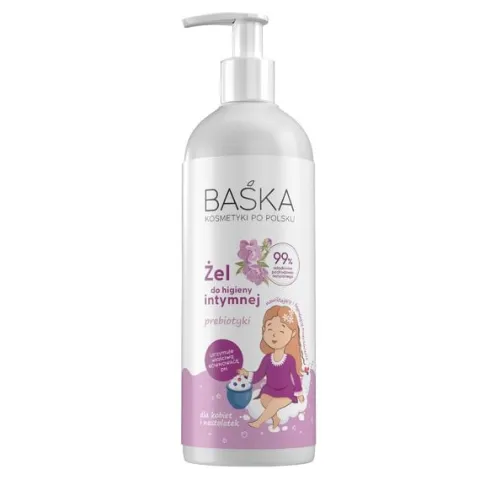 BAŚKA Żel do higieny intymnej - Prebiotyki 400 ml