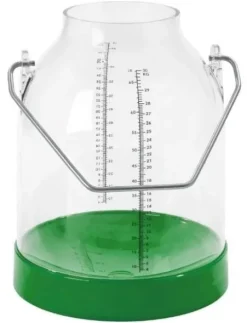 Bańka udojowa, tworzywo, zielony, 30 l, uchwyt 143 mm, Kerbl