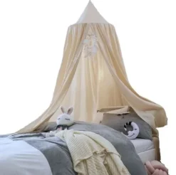 Baldachim kurtyna namiot tipi wiszący beż