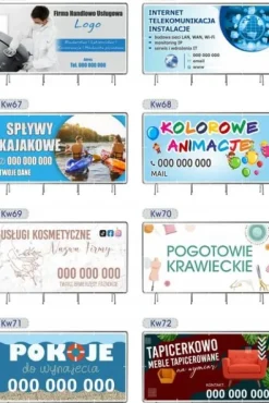 BANER REKLAMOWY 130x80cm gotowy projekt USŁUGI DEKARSKIE RYNNY plandeka