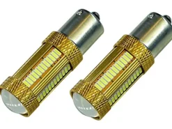 bardzo mocne żarówki LED ba15s P21W 69 SMD 4041 12v 24v biała 2 SZT